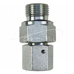 5 vnt - Hidraulinė jungtis tiesi AB M16x1.5 - 3/8" 10L/60° - HS134