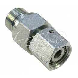 5 vnt - Hidraulinė jungtis tiesi AB M16x1.5 - 3/8" 10L/60° - HS134