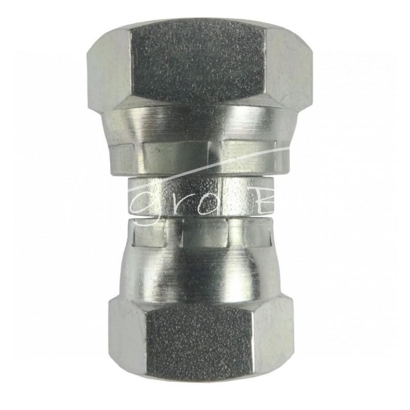 5 vnt - Hidraulinė jungtis - tiesi, moteriška AA jungtis, M22x1.5 - M18x1.5, 15L/12L, seno tipo kūgiai be O žiedo - HS204