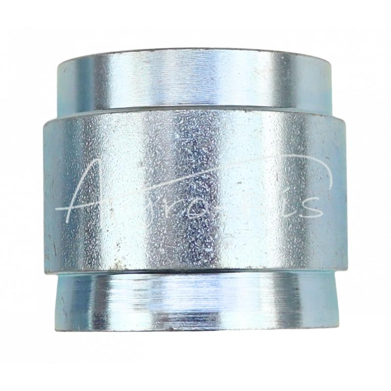 5 vnt - Gofruotos tefloninės žarnos DN-25K užspaudžiamoji mova PTFE sunkvežimių žarnoms PZL-Hydral - 45/P