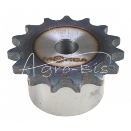 5 vnt - Grūdinto grandinės žvaigruočio su flanšu, stebule 06B-1 Z-15 išorinis skersmuo 49,5 mm MORGA - S06B115M