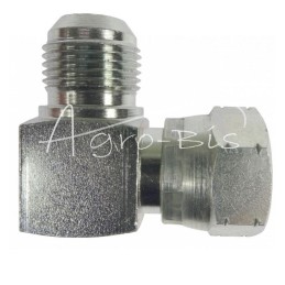 5 vnt - Hidraulinė alkūnė 90 AB 7/8 - 7/8" UNF/UNF - HS295