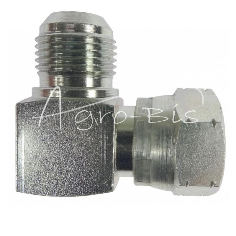 5 vnt - Hidraulinė alkūnė 90 AB 7/8 - 7/8" UNF/UNF - HS295