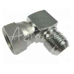 5 vnt - Hidraulinė alkūnė 90 AB 7/8 - 7/8" UNF/UNF - HS295