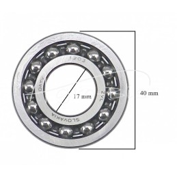 5 vnt - Savaime išsilyginantis rutulinis guolis 1203 ZVL - 1203 ZVL