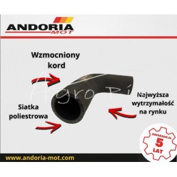 5 vnt - Guminis viršutinis sustiprintas kordinis vamzdis C-360-3P ANDORIA . - 50913060AM