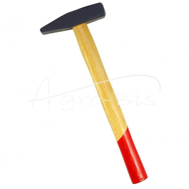 5 vnt - 0,5 kg šaltkalvio plaktukas su medine rankena - MS0.5KG