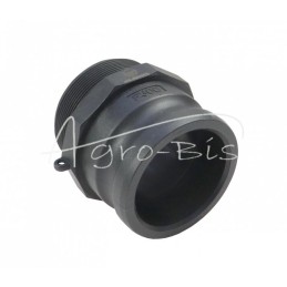 5 vnt - „Camlock“ jungties kištukas, F tipo, polipropilenas, PP, 3" x 76 mm, PZL HYDRAL - ZCPF76H