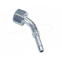 5 vnt - Metrinis kampinis užspaudžiamas antgalis, vidinis sriegis DKOL 45° DN10 15L M22x1.5 HYDRAL - DKOL45DN10M22x1.5SH