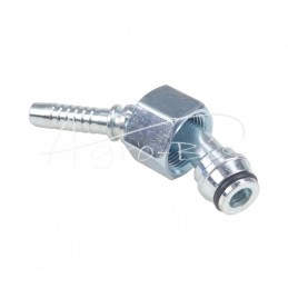 5 vnt - Metrinis kampinis užspaudžiamas antgalis, vidinis sriegis DKOL 45° DN10 15L M22x1.5 HYDRAL - DKOL45DN10M22x1.5SH