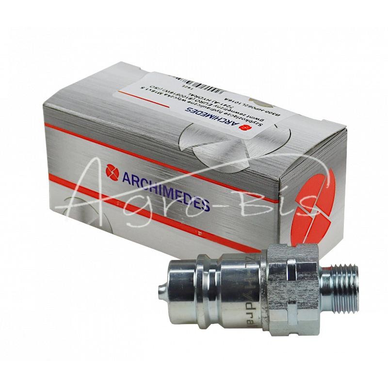 5 vnt - Hidraulinės greitos jungties kištukas M16x1.5 išorinis sriegis EURO HYDRAL PREMIUM - HP082L1016PH