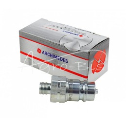 5 vnt - Hidraulinės greitos jungties kištukas M14x1.5 išorinis sriegis EURO HYDRAL PREMIUM - HP082L0814PH