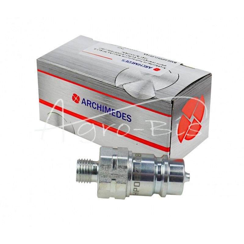 5 vnt - Hidraulinės greitos jungties kištukas M14x1.5 išorinis sriegis EURO HYDRAL PREMIUM - HP082L0814PH