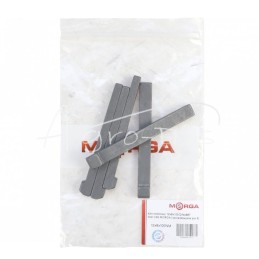 5 vnt - Nosies pleištas 12x8x100 DIN6887 plienas C45 MORGA - 12x8x100NM