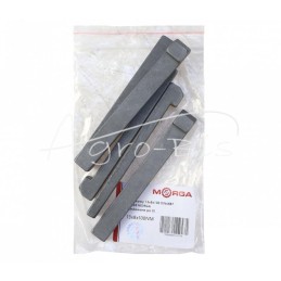 5 vnt - Nosies pleištas 13x8x100 DIN6887 plienas C45 MORGA - 13x8x100NM