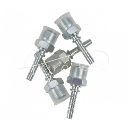 5 vnt - Hidraulinės jungties antgalis AORFS DN06 9/16 - 18 CATERPILLAR Premium HYDRAL - AORFSDN06G9/16H