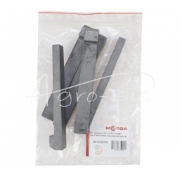 5 vnt - Pleištas antgaliui 18x11x120 DIN6887, plienas C45, MORGA , - 18x11x120NM