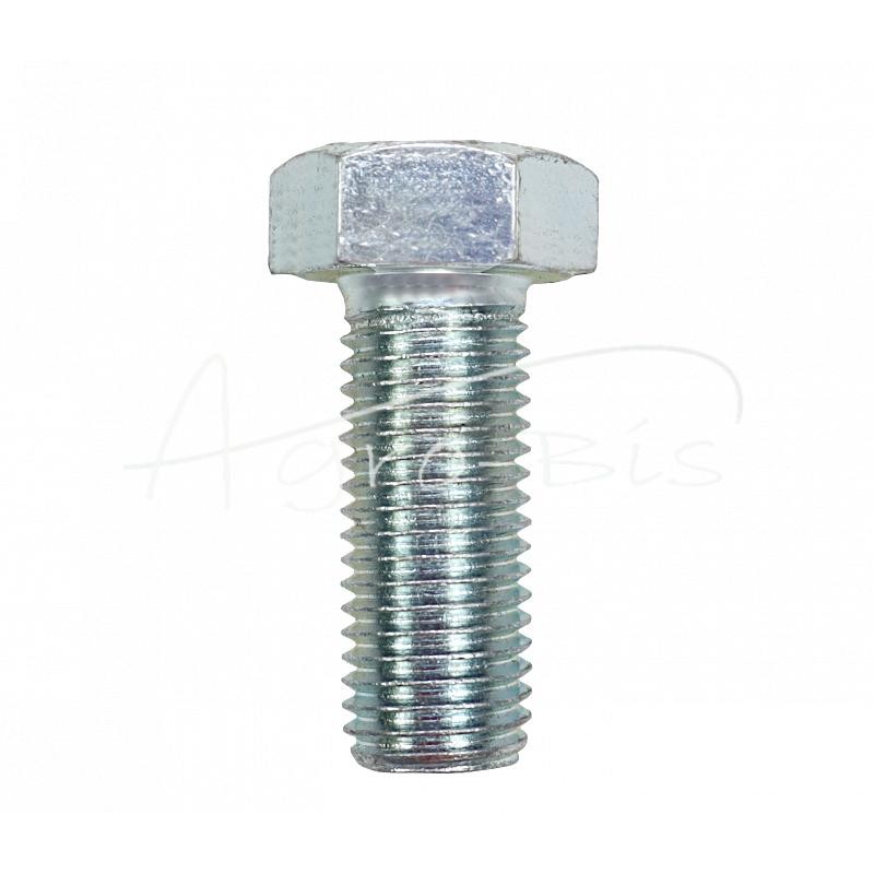 10 vnt - Šešiakampė galvutė, pilnas sriegis, M20x50, 8.8 klasė, DIN933, baltai cinkuotas - HAN00667