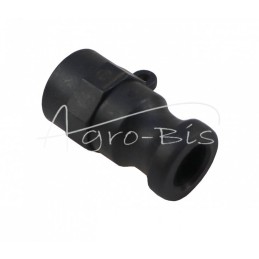 10 vnt - „Camlock“ jungties greito prijungimo kištukas, A tipo, polipropilenas, PP 1/2" x 13 mm, PZL HYDRAL - ZCPA13H