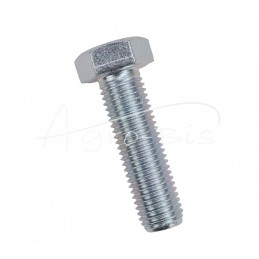 10 vnt - Šešiakampė galvutė, pilnas sriegis, M20x70, 8.8 klasė, DIN933, baltai cinkuotas - HAN01134