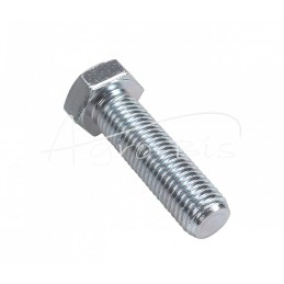 10 vnt - Šešiakampė galvutė, pilnas sriegis, M20x70, 8.8 klasė, DIN933, baltai cinkuotas - HAN01134