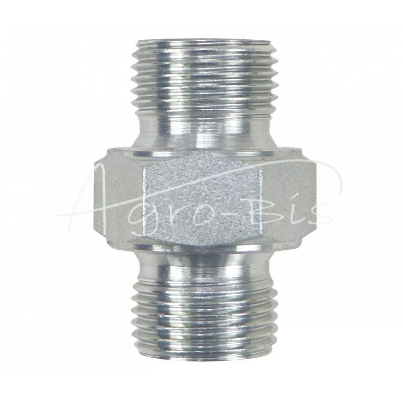 10 vnt - Jungtis – hidraulinė jungtis – tiesi BB 3/8" - 3/8" - KZ3/8/3/8