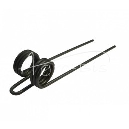 10 vnt - Juodo lenkiško diržo grėblio pirštas - 523404004/0