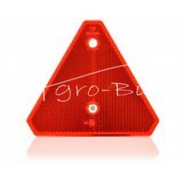 10 vnt - Trikampis atšvaitas raudonas - 839
