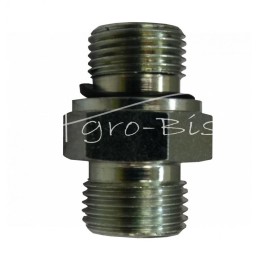 10 vnt - Tiesi hidraulinė jungtis K-ZN 140 3/8" - M18x1.5 ED/12L - HS486