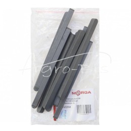 10 vnt - Prizminis raktas 8x7x120 DIN 6885 plienas C45 MORGA - 8x7x120M