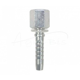 10 vnt - Užspaudžiamas antgalis metrinis tiesus vidinis sriegis M12X1.5 raktas 14 mm DKOL DN06 Premium HYDRAL - DKOLDN06M12x1,