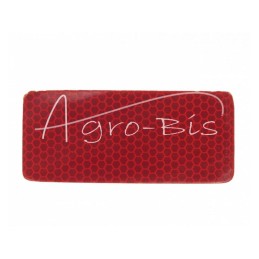 10 vnt - Raudonas šviesą atspindintis lipdukas 11X5CM - NAKCZER