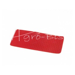 10 vnt - Raudonas šviesą atspindintis lipdukas 11X5CM - NAKCZER