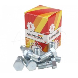 10 vnt - Jungties perpildymo varžtas M8x1x17 - 3 skylės ANDORIA, - KN4-12AM