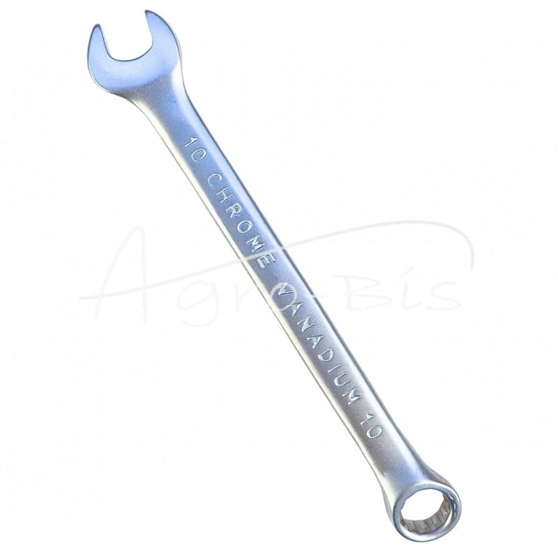 10 vnt - 10 mm CR-V atlasinis atviro galo raktas - KPO-10