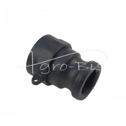 10 vnt - „Camlock“ jungties kištukas, A tipo, polipropilenas, PP, 1" x 25 mm, PZL HYDRAL - ZCPA25H