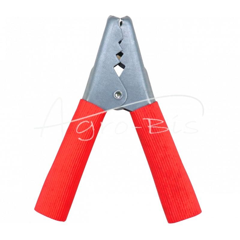 10 vnt - Didelis raudonas lygintuvo spaustukas L-150 400A - A0066/cz