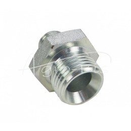 10 vnt - Hidraulinė jungtis – tiesi BB 1/2" - 1/4" - KZ1/2 1/4