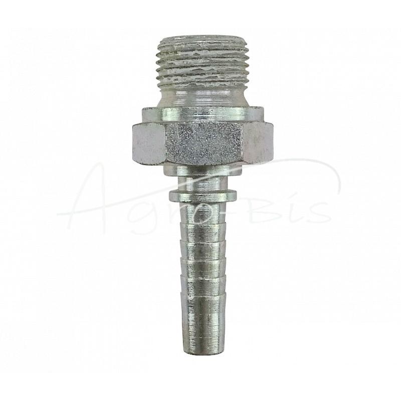 10 vnt - Hidraulinė jungtis - AGR DN08 3/8" BSP 6054.0800 galas - AGRDN083/8BSP