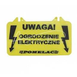 10 vnt - Įspėjamasis ženklas apie elektrinę tvorą - 194501T