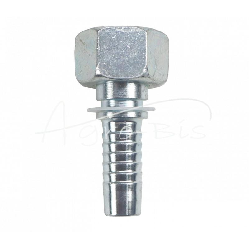 10 vnt - Užlenktas metrinis tiesus vidinis sriegis DKOL DN13 15L M22x1.5 Premium HYDRAL - DKOLDN13M22x1,5H