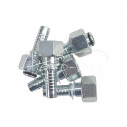 10 vnt - Užlenktas metrinis tiesus vidinis sriegis DKOL DN13 15L M22x1.5 Premium HYDRAL - DKOLDN13M22x1,5H