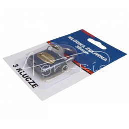 10 vnt - Grūdinto ketaus spyna 38 mm - KZ38