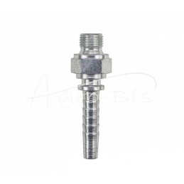 10 vnt - Hidraulinės jungties antgalis AGR DN06 1/8" BSP S12 Premium HYDRAL - AGRDN06G1/8H