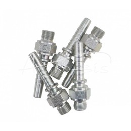 10 vnt - Hidraulinės jungties antgalis AGR DN06 1/8" BSP S12 Premium HYDRAL - AGRDN06G1/8H
