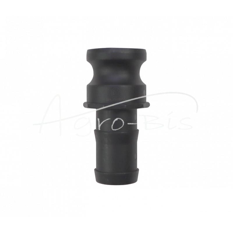 10 vnt - „Camlock“ jungties kištukas, E tipo, polipropilenas, PP, 1 1/4 colio x 32 mm, PZL HYDRAL - ZCPE32H