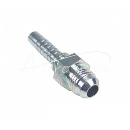 10 vnt - Hidraulinis užspaudžiamas antgalis JIC AGJ DN08 9/16 - 18 UNF Premium HYDRAL - AGJDN08G9/16H