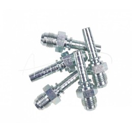 10 vnt - Hidraulinis užspaudžiamas antgalis JIC AGJ DN08 9/16 - 18 UNF Premium HYDRAL - AGJDN08G9/16H