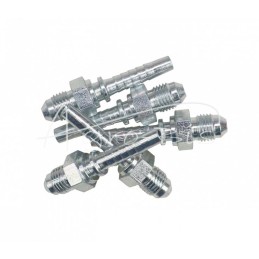 10 vnt - Hidraulinis užspaudžiamas antgalis JIC AGJ DN06 7/16 - 20 UNF Premium HYDRAL - AGJDN06G7/16H