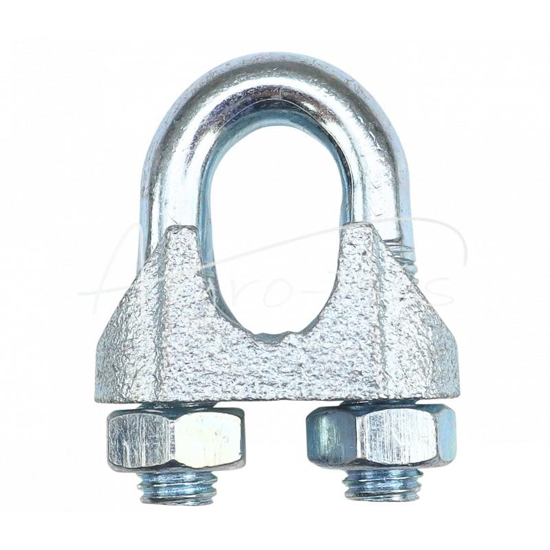 10 vnt - Plieninės virvės spaustukas 16 mm - ZLS-16